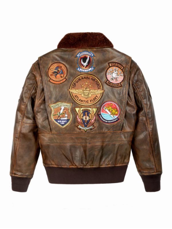 Top Hook Leather Jacket